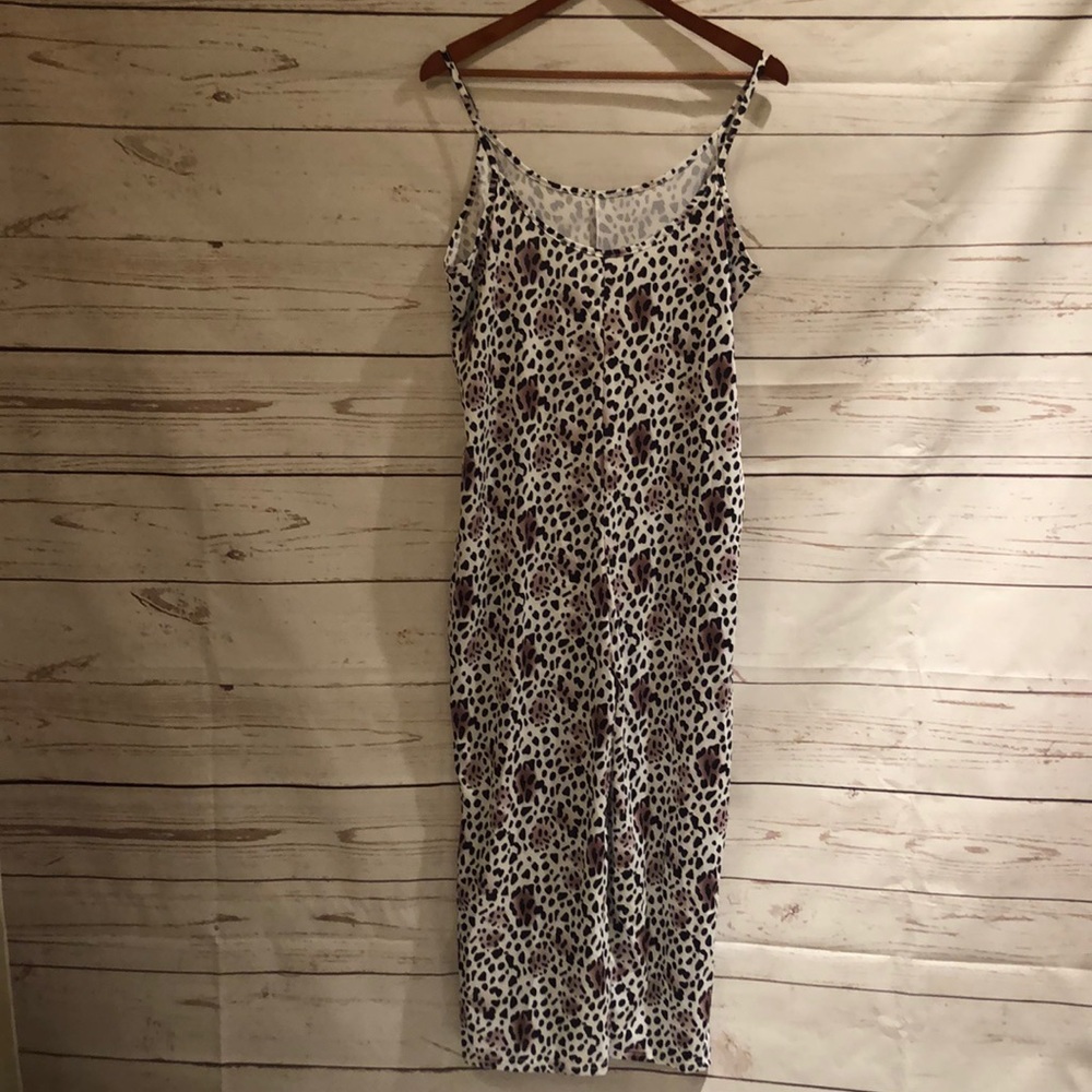 Adorable and Flowy Leopard Jumpsuit